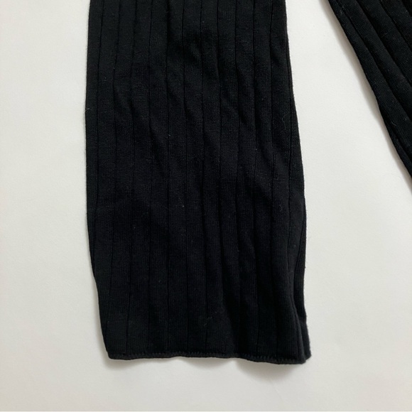 MICHAEL STARS thick ribbed micro-bell sleeved long sleeve top - Picture 2 of 5